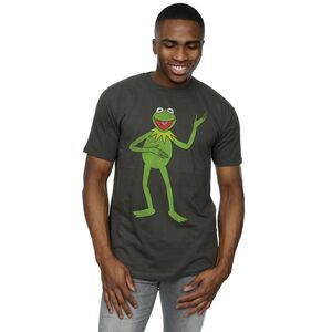 The Muppets Mens Classic Kermit Heather T-Shirt / Light Graphite